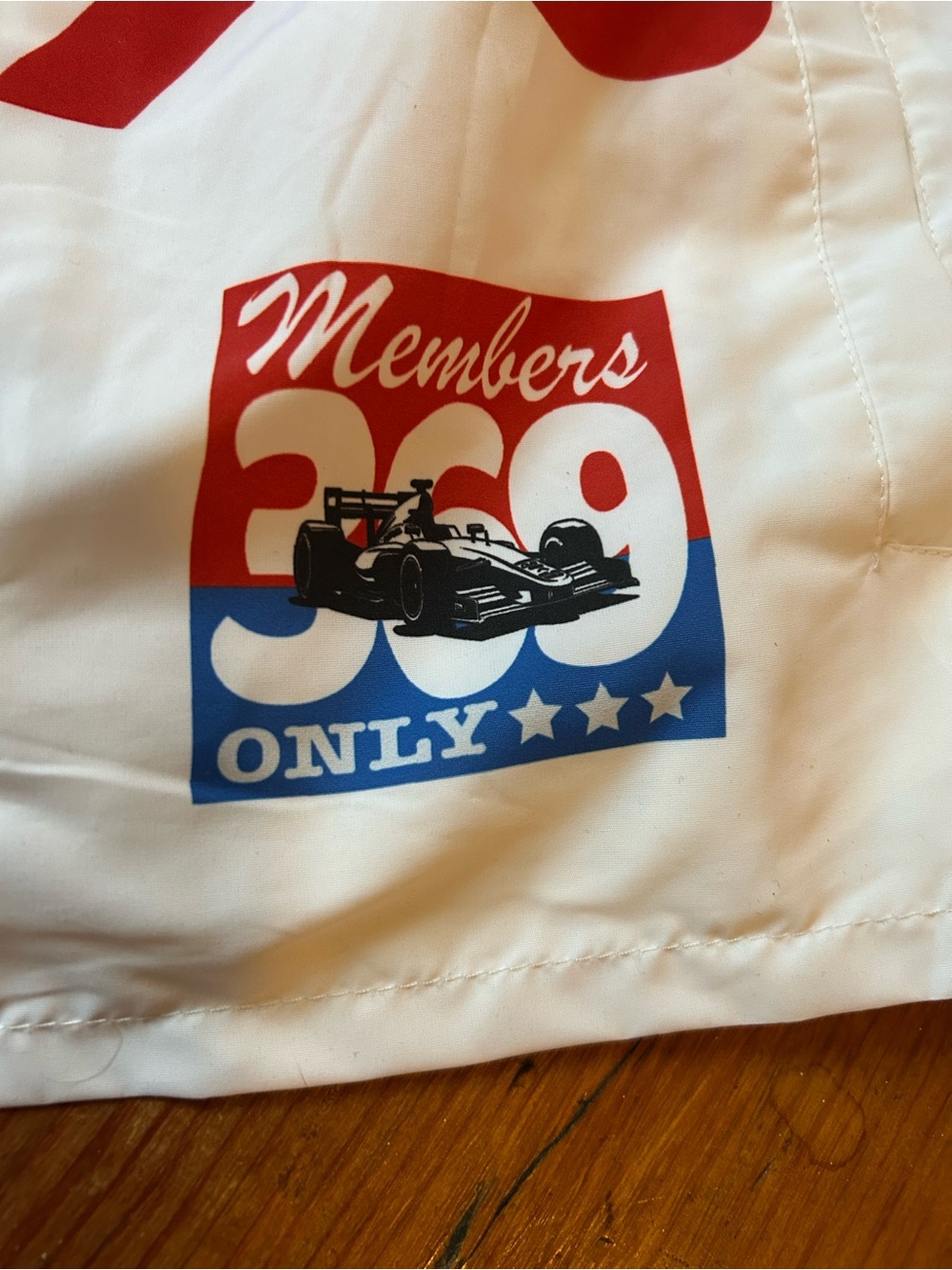 Members Only Racing Jacket - White, Red & Blue - Picture 3 of 6